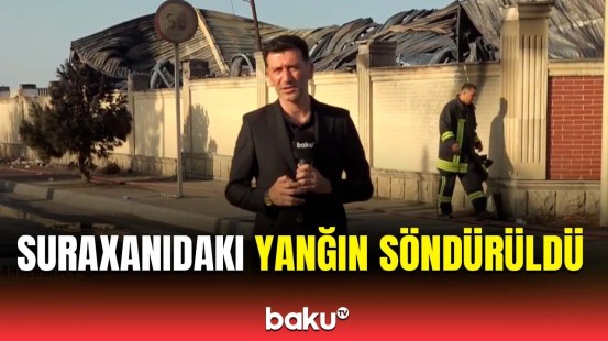 Yanğın yerindən son görüntülər | Nəqliyyatın hərəkətindəki məhdudiyyət aradan qaldırıldı