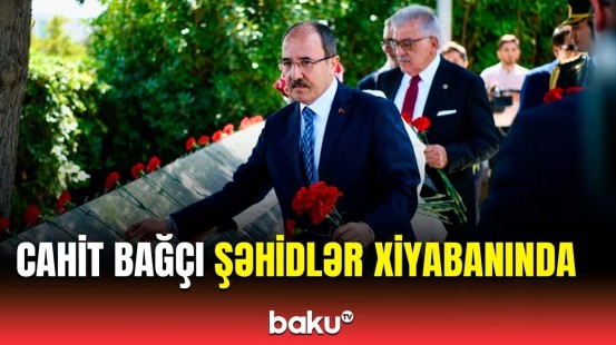 Türkiyənin Zəfər bayramı münasibətilə "Türk şəhidliyi" abidəsi ziyarət olundu