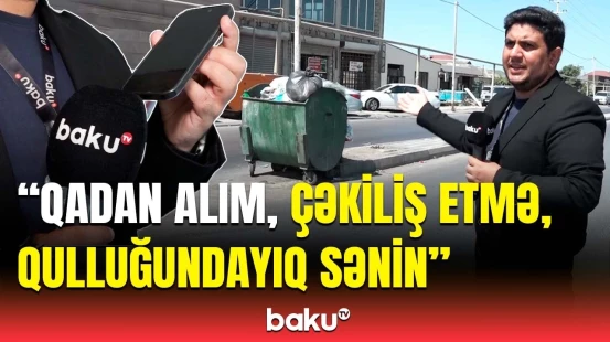 Cənab başçıya deyərəm, onu təmbeh edər… | Atıcılıq qabiliyyəti tələb edən zibil qutuları