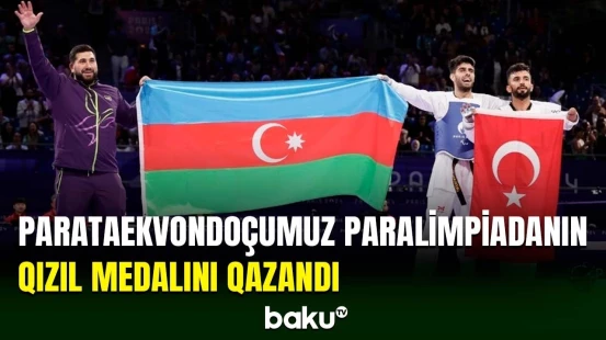 Parataekvondoçumuz İmaməddin Xəlilov Paralimpiadanın qızıl medalını qazandı