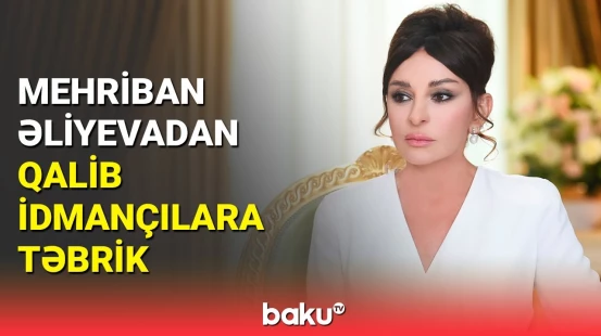 Mehriban Əliyeva medal qazanmış İmaməddin Xəlilov və Fatih Çeliki təbrik etdi