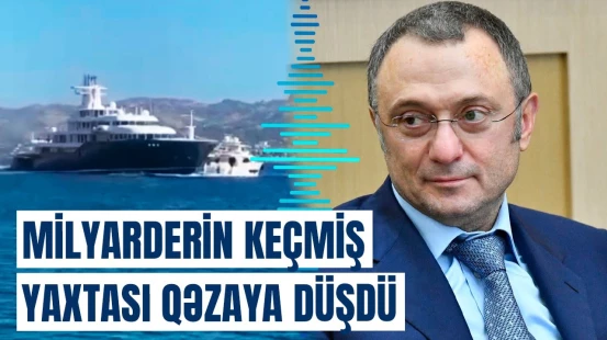 Süleyman Kərimovun satdığı superyaxta Türkiyədə gəmi ilə toqquşdu