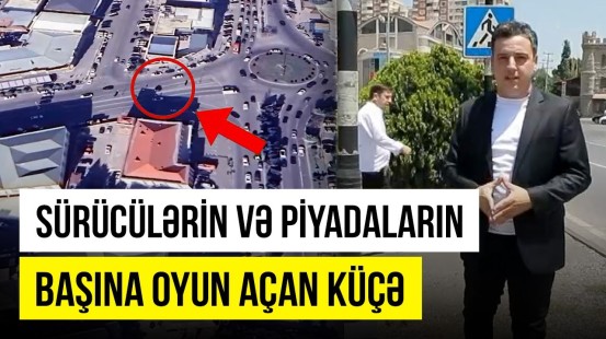 Bu yolda həm sürücülər, həm də piyadalar təhlükə altındadır - NECƏ OLMALIDIR?