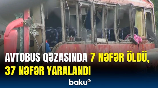 ABŞ-də ağır yol qəzası | Çoxlu sayda ölü və yaralı var