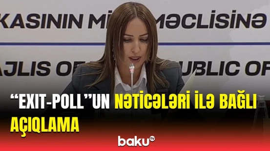 Sosioloji Tədqiqatlar Mərkəzi "Exit-poll"un nəticələrini açıqladı