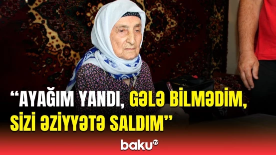 104 yaşlı Lənkəran sakini Qızvəs Mehtiyeva səsvermədə iştirak etdi