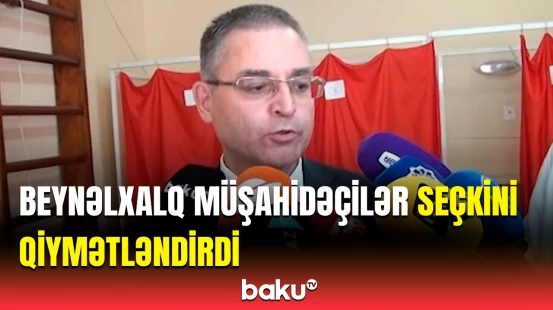 MDB müşahidə missiyasının üzvündən parlament seçkiləri ilə bağlı açıqlama