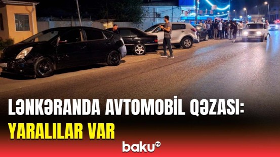 Lənkəranda ağır yol qəzası | 4 nəfər xəsarət aldı