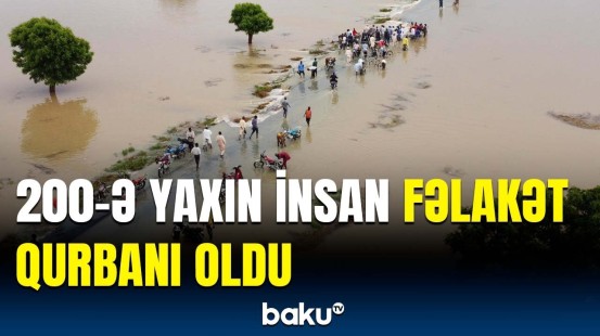 Daşqınlar sakinlərin həyatını alt-üst etdi | Acınacaqlı görüntülər