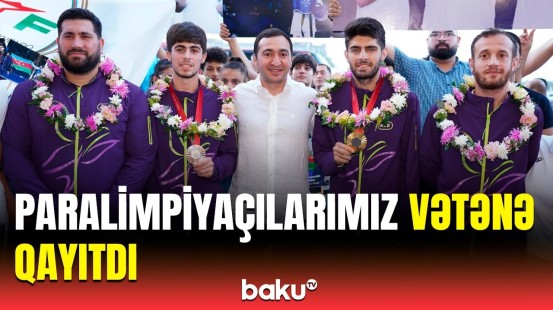 “Paris-2024” Yay Paralimpiya Oyunlarında iştirak edən idmançılarımız coşqu ilə qarşılandı