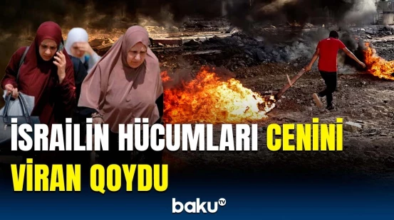 İsrail Ordusunun hücumlarından sonra Cenin şəhərinin son halı