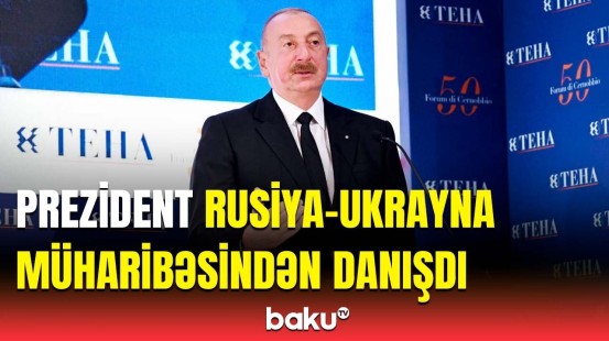 Azərbaycan Rusiya və Ukrayna arasında vasitəçi ola bilər? | Prezidentdən mühüm açıqlama