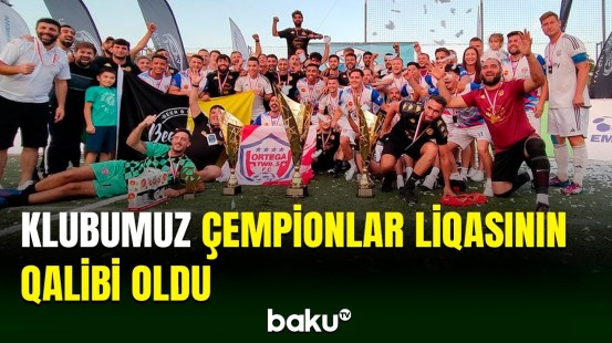 "Birbaşa Bakı" minifutbol üzrə Çempionlar Liqasının qalibi oldu