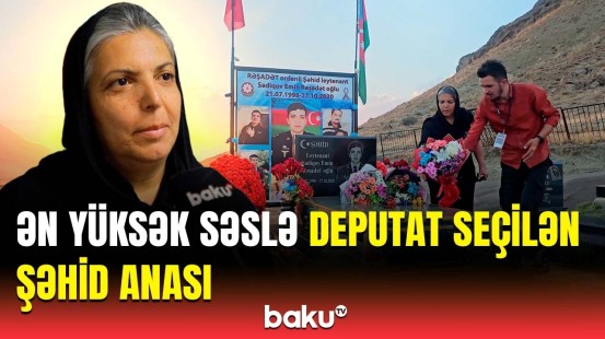 Mənim də canım Vətənə fəda olsun | Deputat seçilən şəhid anasından duyğulandıran sözlər