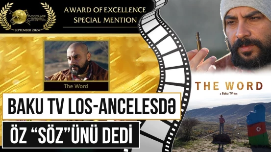"Baku TV"nin filmi nüfuzlu festivalın qalibi oldu