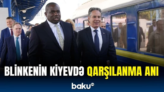 ABŞ dövlət katibi və Britaniya XİN rəhbəri Ukraynada | Kiyevə səfər başladı