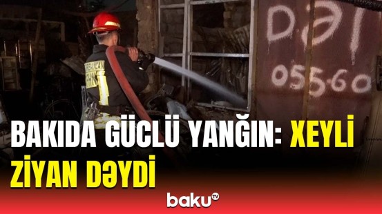 Nizamidə sexlərdə baş verən yanğının təfərrüatları | FHN-dən açıqlama