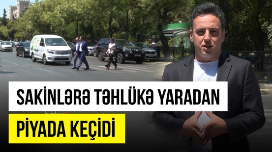 Bu küçədəki piyada keçidində ehtiyatlı olun! | Qəza riski yaradan yol - NECƏ OLMALIDIR?