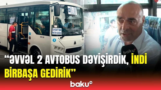 Bakıdan Sumqayıta gedənlərə şad xəbər
