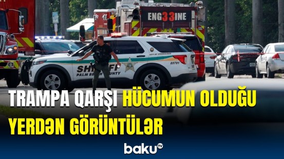 Florida ştatında Trampa qarşı hücum | Hadisə yerindən anbaan görüntülər