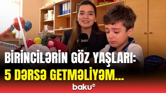 Kimisi "getmə" deyib ağladı, kimisinin gözlədiyi gün çatdı | Məktəbdə xoş anlar