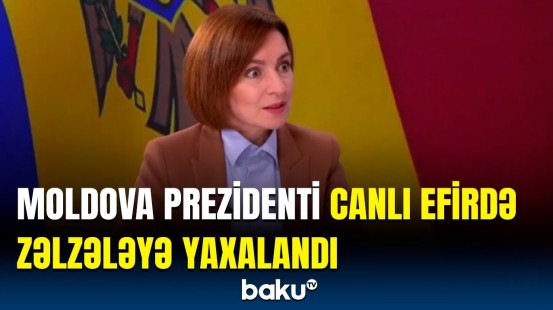 Moldovoda güclü zəlzələ | Prezident yeraltı təkanlara belə reaksiya verdi