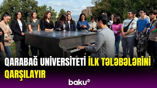 Qarabağ Universitetinin ilk tələbələri Xankəndidə | Yerləşdirmə prosesi başladı