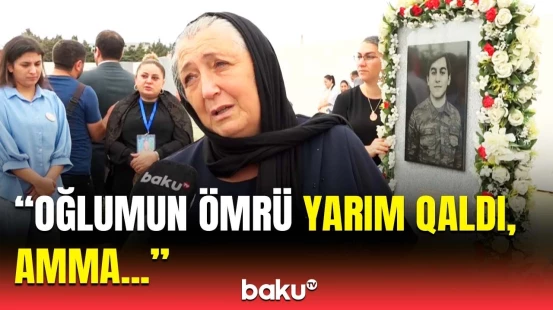 Antiterror tədbirlərində şəhid olanların yaxınları duyğularını bölüşdü