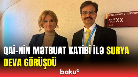 QAİ-nin mətbuat katibi BMT-nin İnkişaf hüququ üzrə xüsusi məruzəçisi ilə görüşüb