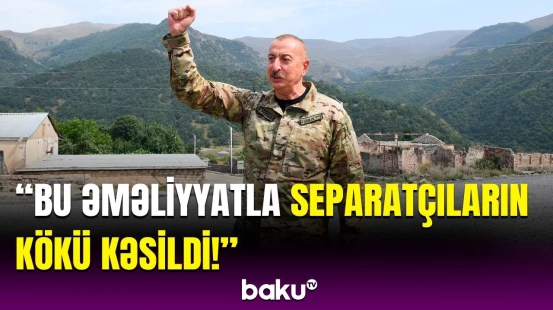 Azərbaycan bir daha gücünü göstərdi | Prezident Xankəndidə antiterror tədbirlərindən danışdı