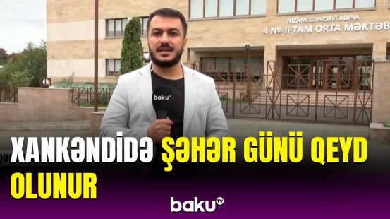 Baku TV Xankəndidə | Tezliklə bu məktəbdən də zəng səsi gələcək