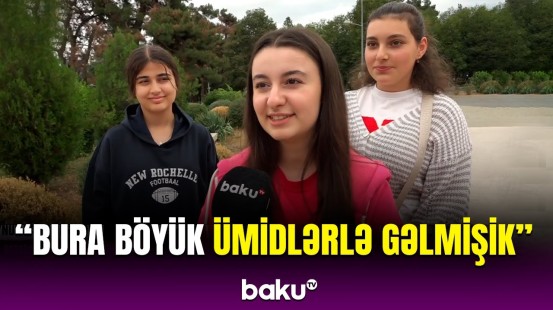 Qarabağ Universitetinin ilk tələbələri | Xankəndidə ilk dəfə şəhər günü keçirilir