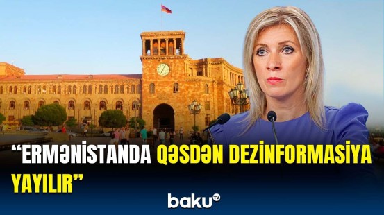 Zaxarovadan Paşinyanın KTMT ilə bağlı ittihamlarına reaksiya | Bu, həqiqət deyil!