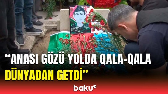 Qalıqları tapılan hərbçimiz Sumqayıtda dəfn olundu | Ruhu şad olsun ki...