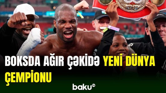 Boksda ağır çəkidə yeni dünya çempionu müəyyənləşib