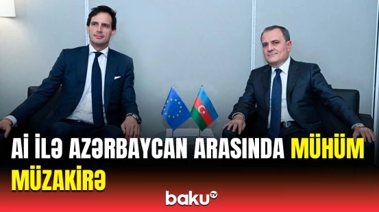 Ceyhun Bayramov Aİ-nin komissarı ilə görüşüb
