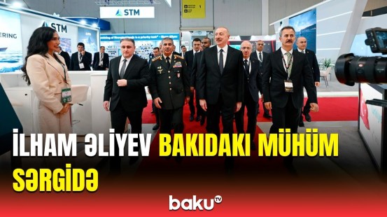 Prezident İlham Əliyev Azərbaycan istehsalı olan silahlara baxış keçirdi