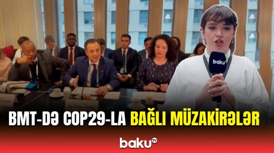 COP29-la bağlı hansı məsələlər müzakirə olundu | Baku TV-nin əməkdaşı Nyu-Yorkda