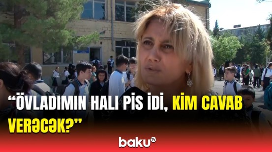 Gecə övladımın halı pisləşdi | Şagirdlərin zəhərləndiyi deyilən məktəbin valideynləri danışdı