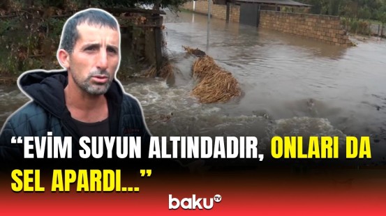 Zaqatalada yağışın dəhşətli fəsadları | Şəhid adını daşıyan küçə niyə bərbad haldadır?