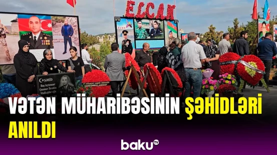 Naxçıvandan ürəkağrıdan görüntülər | Ailələr şəhidləri yad etdi