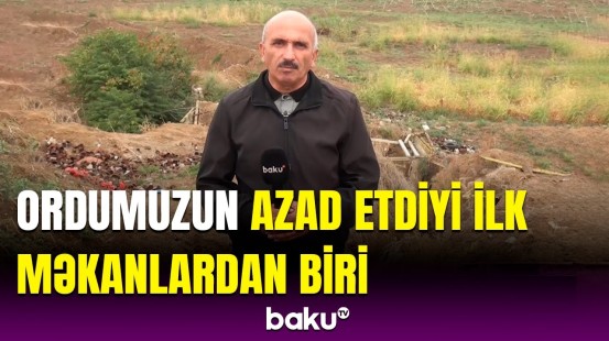 Ermənilər məhz bu postdan hücuma keçirdilər | Doğma yurda qayıdan füzulililər şəhidləri andı