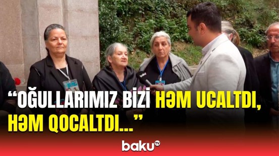 Şəhid ailələri Şuşada İsa bulağında | Anım Günü burada olmaq bizə yaxşı təsir edir