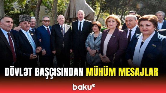 İlham Əliyevin Bakıda Aşıq Ələsgərin abidəsinin açılışında çıxışı