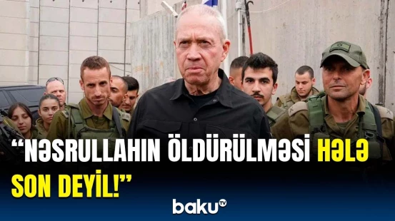 İsrailin müdafiə naziri əsgərlərə tapşırıq verdi | İşimiz çoxdur!