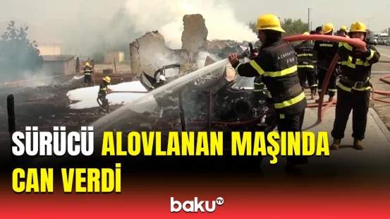 Yanacaq daşıyan maşın əvvəlcə aşdı, sonra isə... | Ucardakı faciəvi qəzanın detalları