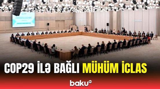 COP29 ilə əlaqədar Təşkilat Komitəsinin yeddinci iclası keçirilib