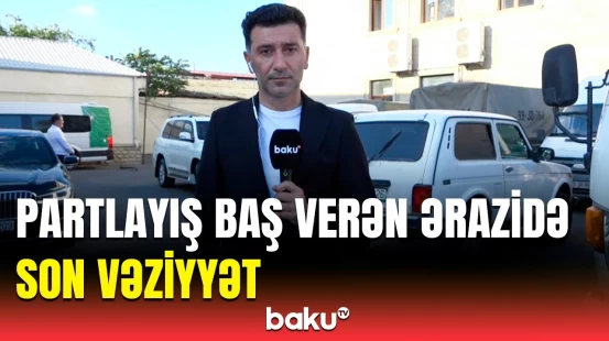 Nizami rayonunda qazanxanada partlayış: Hadisə yerindən bağlantı
