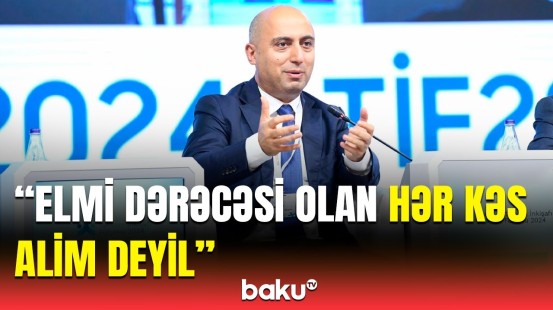 Alim o adamdır ki, onun həqiqətən də... | Emin Əmrullayev