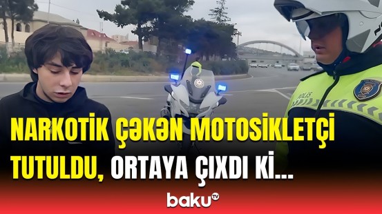 Bakı-Quba yolunda təhlükə yaradan motosikletçi etdiklərini etiraf etdi